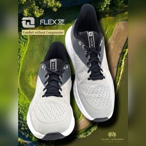 FootJoy Flex XP Series Men Golf Shoes Size 12 Versa Traction Grey/Black/White